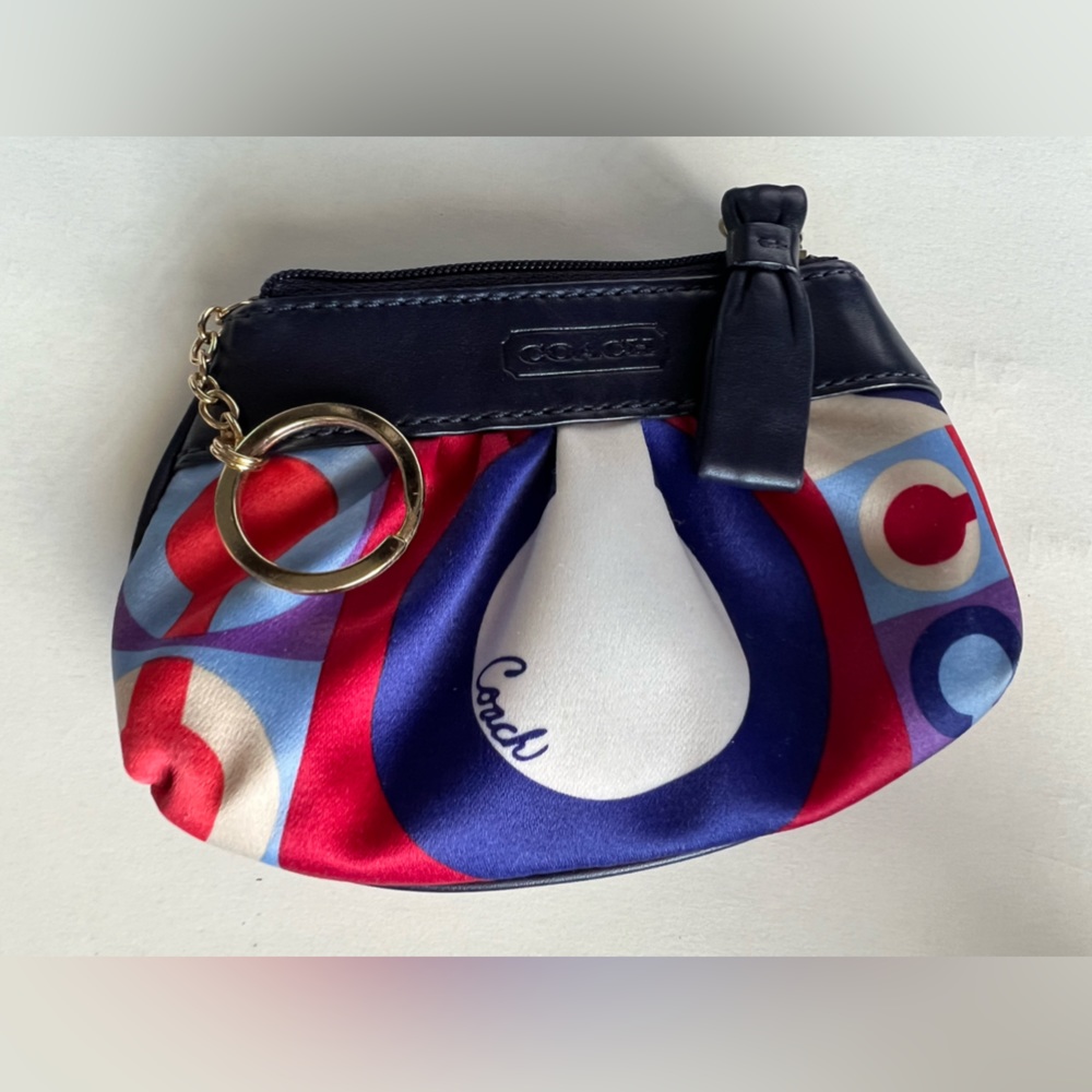 Coach Coin Pouch with Key Ring